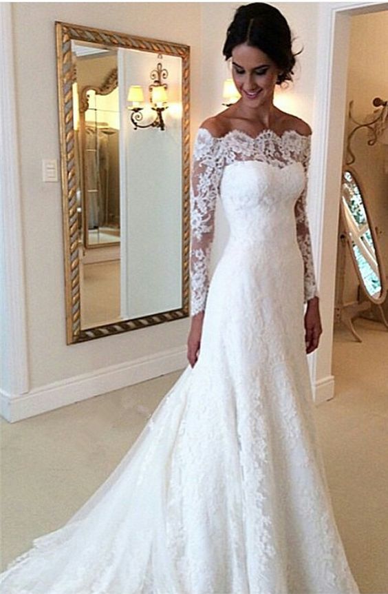 Wedding Dresses Elegant Dress Long Sleeve Wedding Dresses Elegant Dress Long Sleeve Y Backless Lace