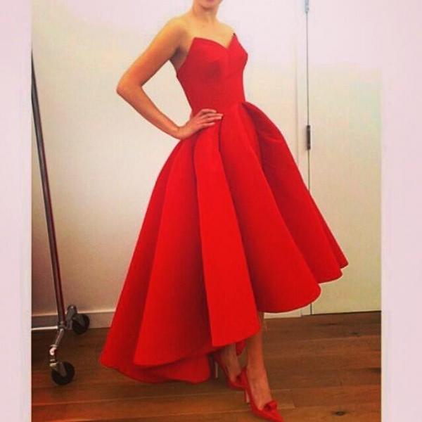  Short Red Prom Dress, Vin..